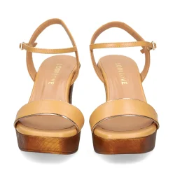 LODI Sandalias con plataforma de Mujer GIN4513 VEGAS CAMEL