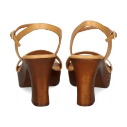 LODI Sandalias con plataforma de Mujer GIN4513 VEGAS CAMEL