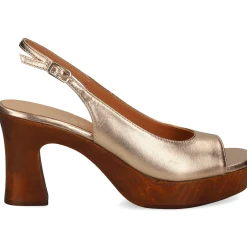 LODI Sandalias con plataforma de Mujer GIN4510 C201 LATON