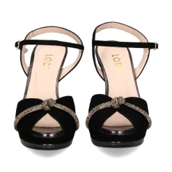 LODI Sandalias con plataforma de Mujer PASU NEGRO