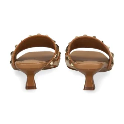 LODI Sandalias con tacón de Mujer A-ANTILA-P C2 CAMEL
