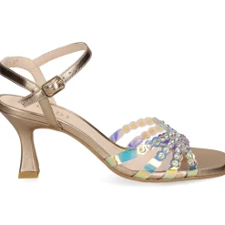 LODI Sandalias con tacón de Mujer LUSCA LATON