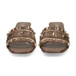 LODI Sandalias con tacón de Mujer A-ANTILA C1 TESTA/NATURA