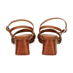 LODI Sandalias con tacón de Mujer MIL4377-SU CUERO C-6056