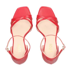 LODI Sandalias con tacón de Mujer SARLY ROJO