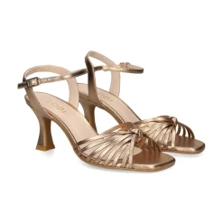 LODI Sandalias con tacón de Mujer LUSUR LATON