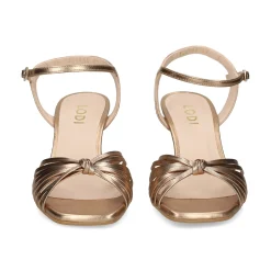 LODI Sandalias con tacón de Mujer LUSUR LATON