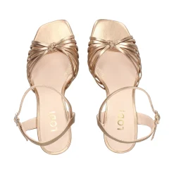 LODI Sandalias con tacón de Mujer LUSUR LATON