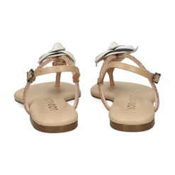 LODI Sandalias planas de Mujer BR5500 C2 SAND/WHITE