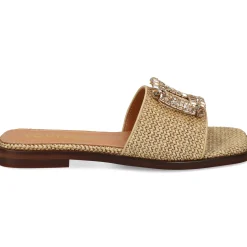 LODI Sandalias planas de Mujer NU4890 RAFIA NATURAL C