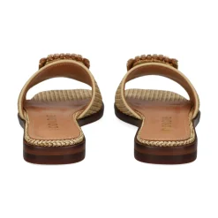 LODI Sandalias planas de Mujer NU4890 RAFIA NATURAL C