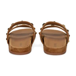 LODI Sandalias planas de Mujer A-POL C4 CAMEL