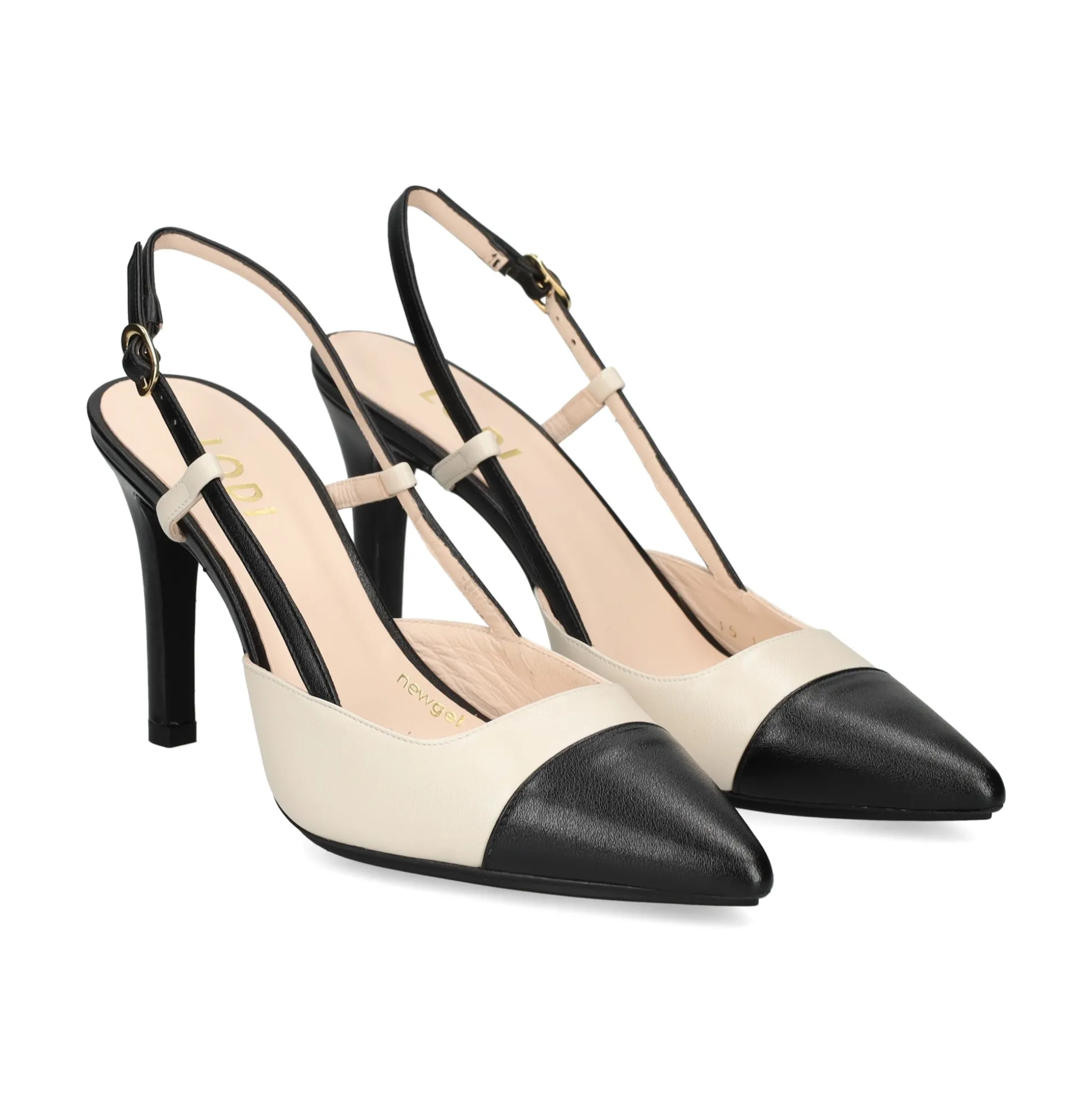 LODI Zapatos de tacón alto RIREN NEGRO+COTTON