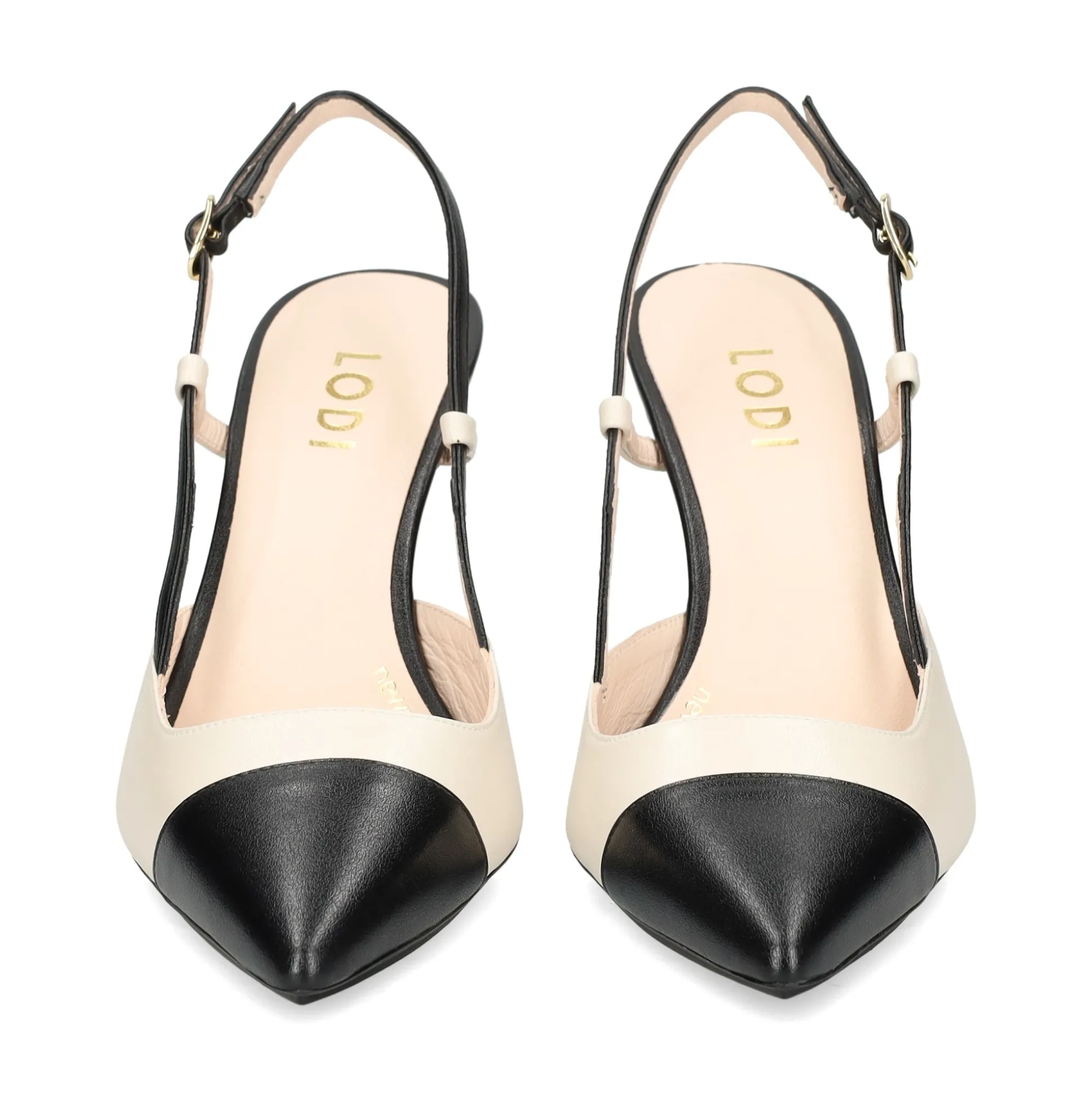 LODI Zapatos de tacón alto RIREN NEGRO+COTTON