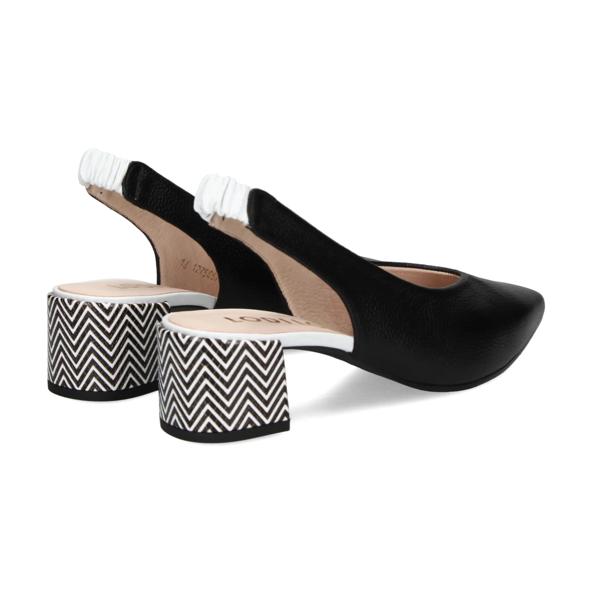 LODI Zapatos de tacón bajo COR1153LOV NEGRO/B/N