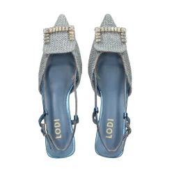 LODI Zapatos de tacón medio de Mujer BALL AZURRO