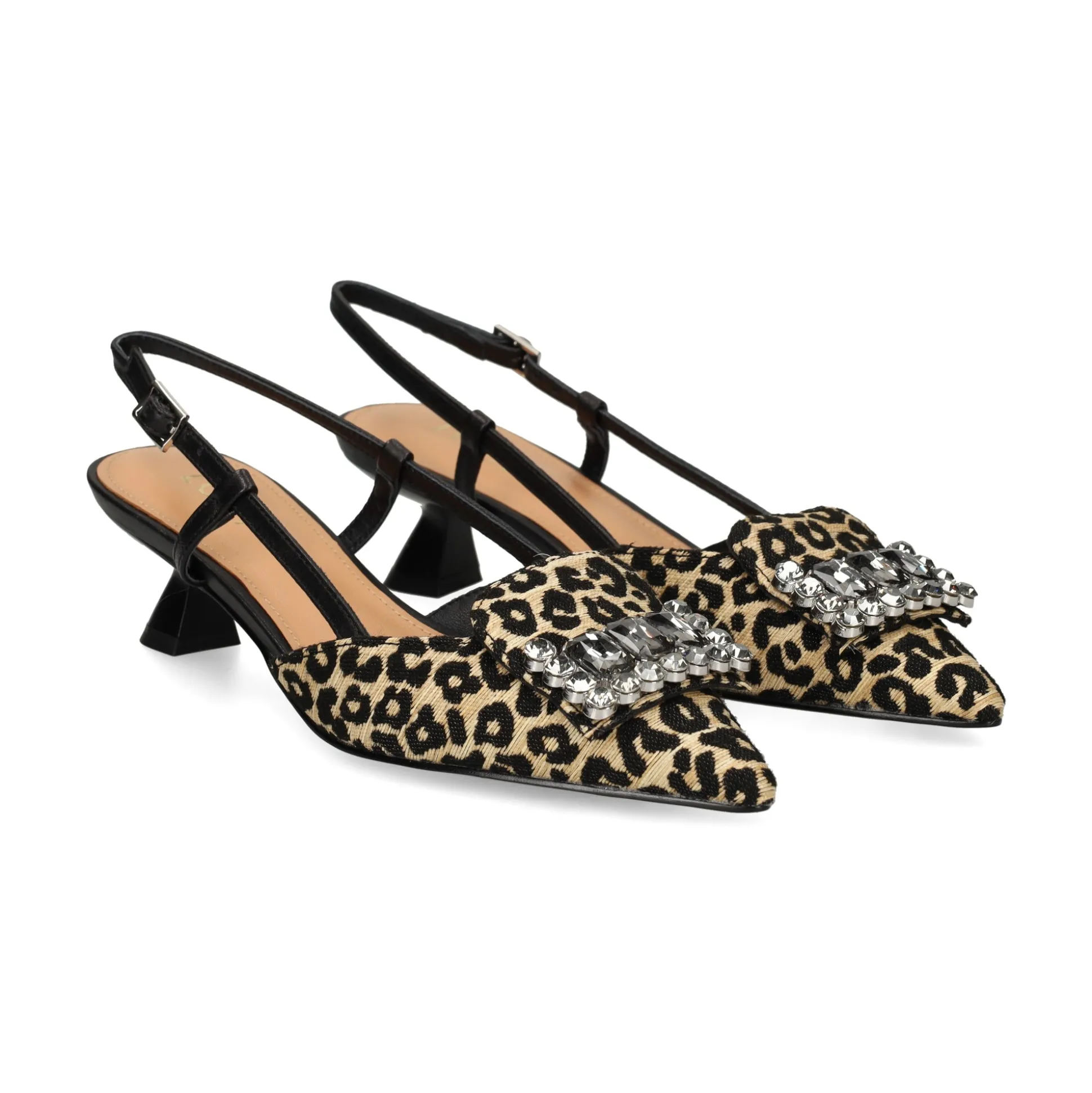 LODI Zapatos de tacón medio de Mujer A-CASIOPEA C1 NEGRO