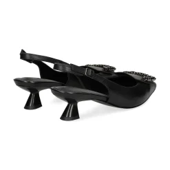 LODI Zapatos de tacón medio de Mujer RINO NEGRO