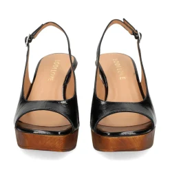 LODI Zapatos plataformas GIN4510 MILANO NEGRO