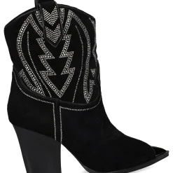 LOLA CRUZ Botas con tacón de Mujer 293T63BK 6789 CRISTAL