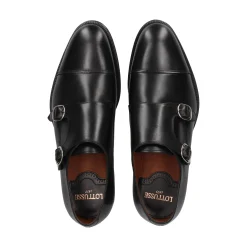 LOTTUSSE Mocasines de Hombre LL06964 001 Ebony negro