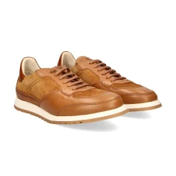LOTTUSSE Zapatillas de Hombre LL07366 001 CUERO-CAMEL