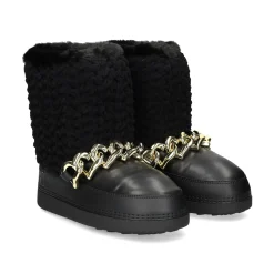 LOVE MOSCHINO Botines planos de Mujer JA24322G0L 000 BLACK/BLA