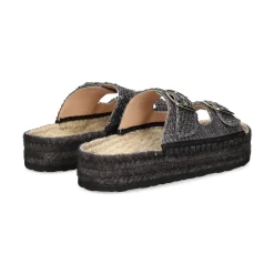 LOVE MOSCHINO Sandalias con plataforma de Mujer JA28393G0M 000 NEGRO