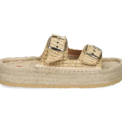 LOVE MOSCHINO Sandalias con plataforma de Mujer JA28393G0M 107 NATURAL