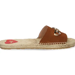 LOVE MOSCHINO Sandalias planas de Mujer JA28371G0O 200 CUERO