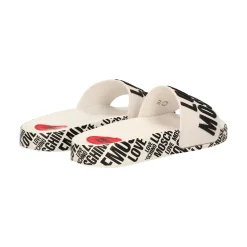 LOVE MOSCHINO Sandalias planas de Mujer JA28112G1G 100 BLANCO