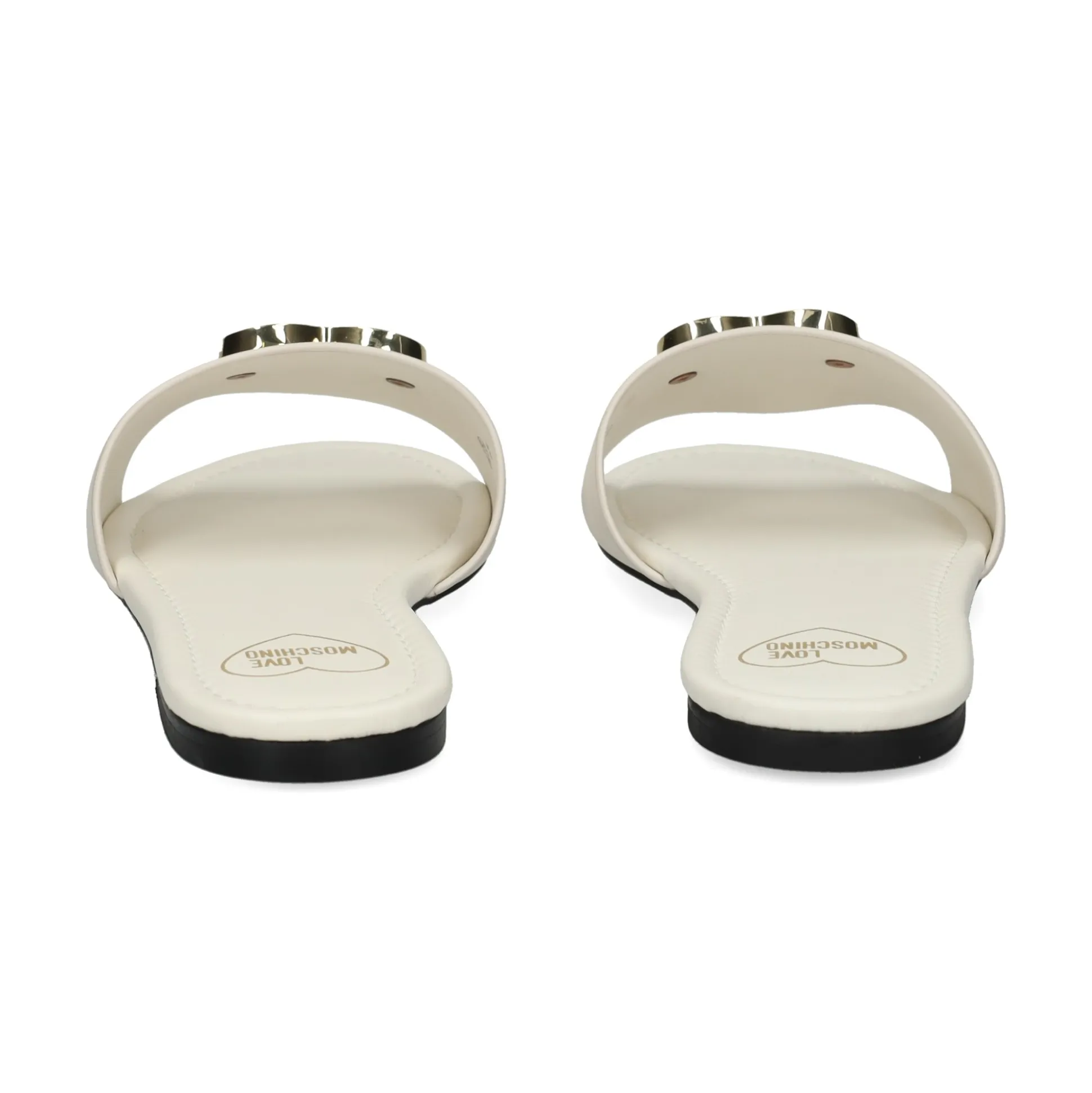 LOVE MOSCHINO Sandalias planas de Mujer JA28161G0M 102 MILK