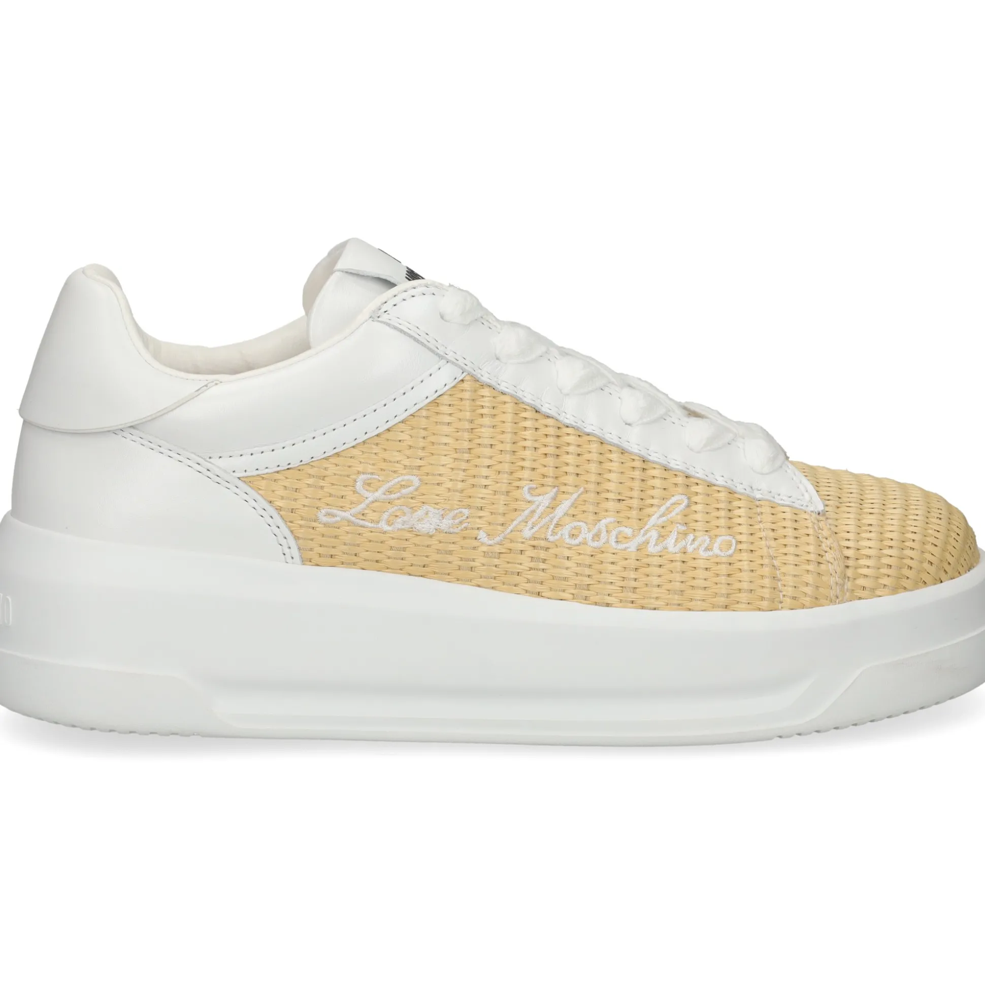 LOVE MOSCHINO Zapatillas de Mujer JA15495G0M 10A NATURAL/WHI