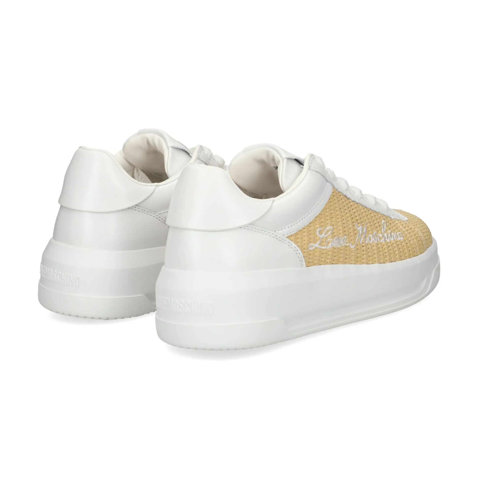 LOVE MOSCHINO Zapatillas de Mujer JA15495G0M 10A NATURAL/WHI