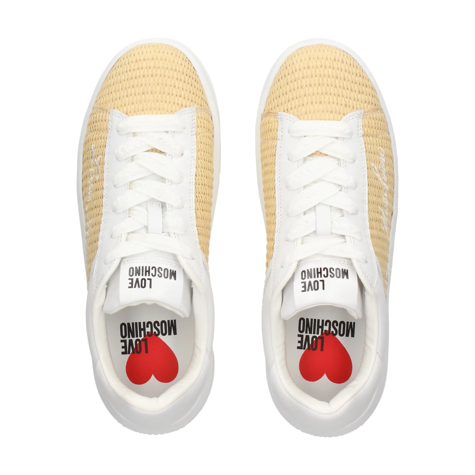 LOVE MOSCHINO Zapatillas de Mujer JA15495G0M 10A NATURAL/WHI