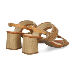 LÓPEZ Sandalias con plataforma de Mujer 24628 CAMEL