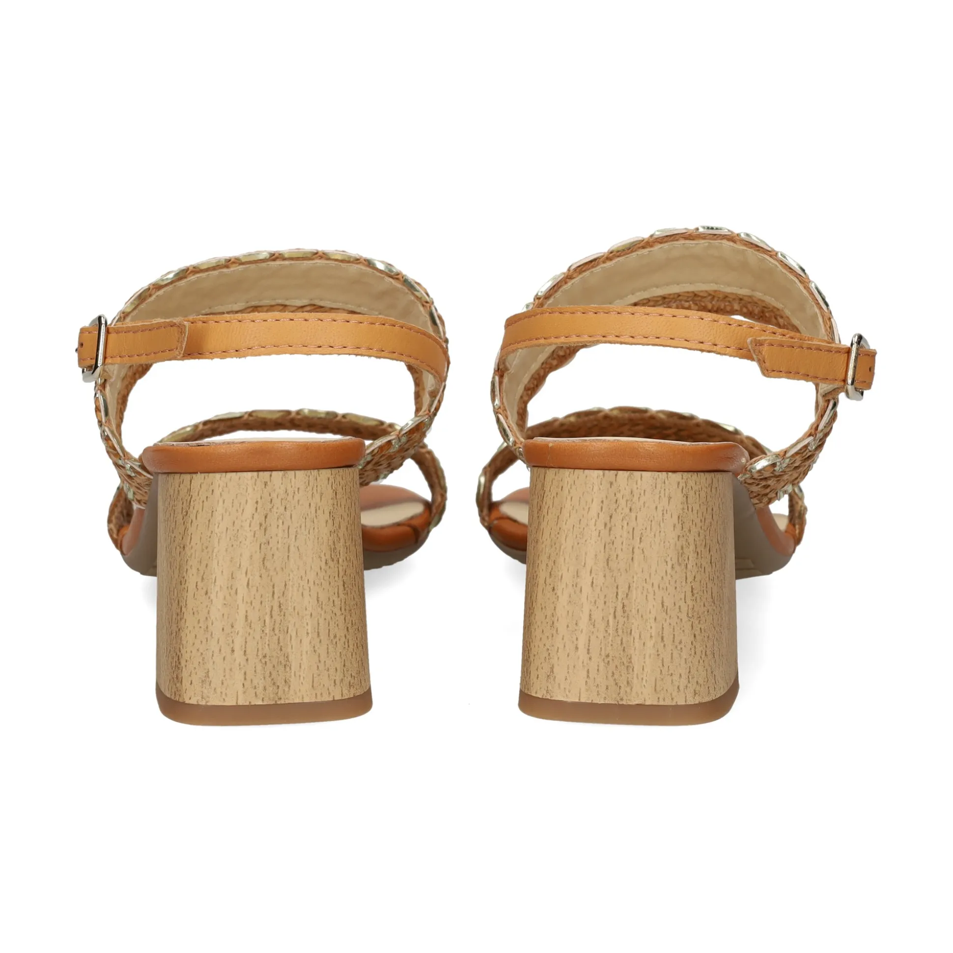 LÓPEZ Sandalias con plataforma de Mujer 24628 CAMEL