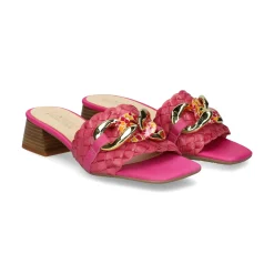 LÓPEZ Sandalias con tacón de Mujer 23425 604 FUXIA