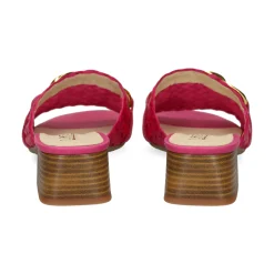 LÓPEZ Sandalias con tacón de Mujer 24521 604 FUXIA
