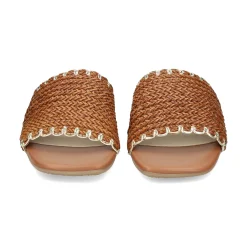 LÓPEZ Sandalias planas de Mujer 24505 TABACO