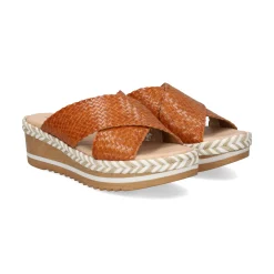 LÓPEZ Sandalias planas de Mujer 16257 TAN