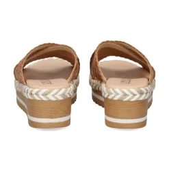 LÓPEZ Sandalias planas de Mujer 16257 TAN