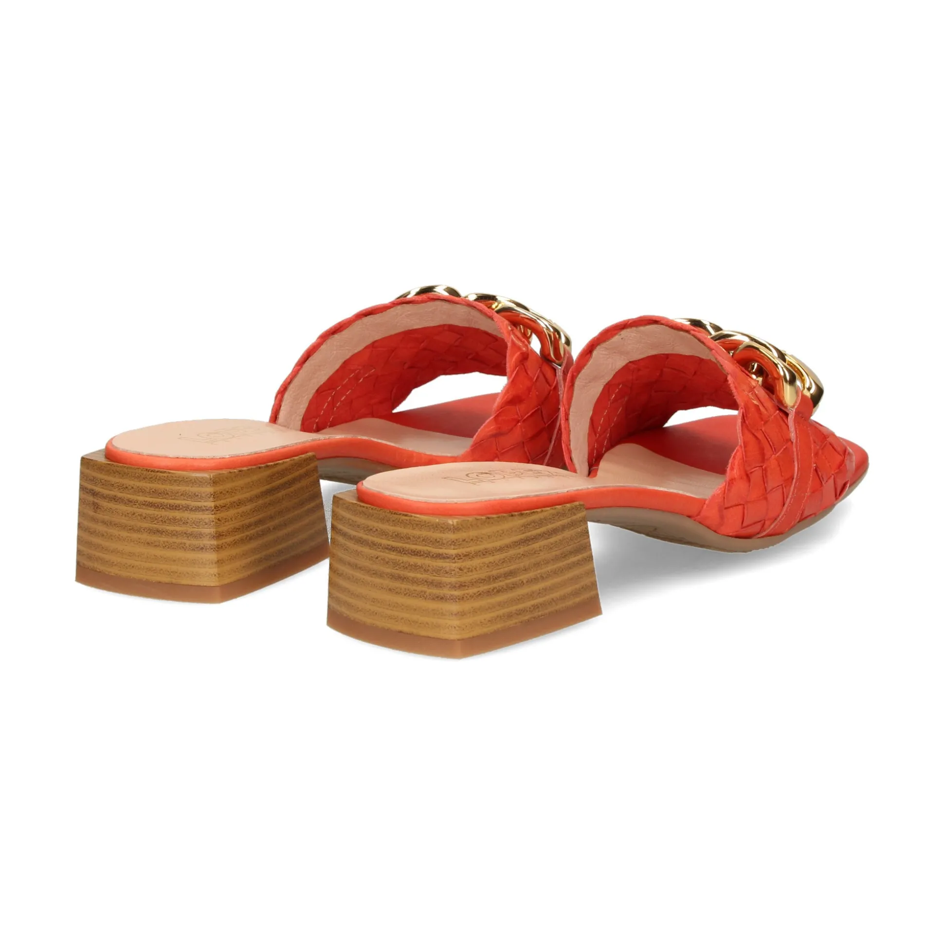LÓPEZ Sandalias planas de Mujer 22691 NARANJA