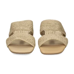 LÓPEZ Sandalias planas de Mujer 23028 ARENA