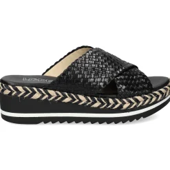 LÓPEZ Sandalias planas de Mujer 16257 NEGRO