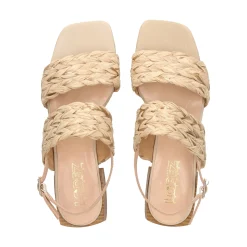LÓPEZ Sandalias planas de Mujer 22677 NATURAL