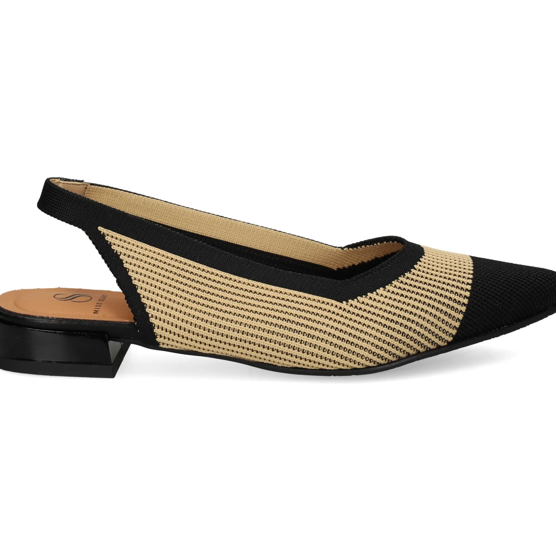 MISS ELASTIC Bailarinas de Mujer 76411 72 CAMEL-NEGRO