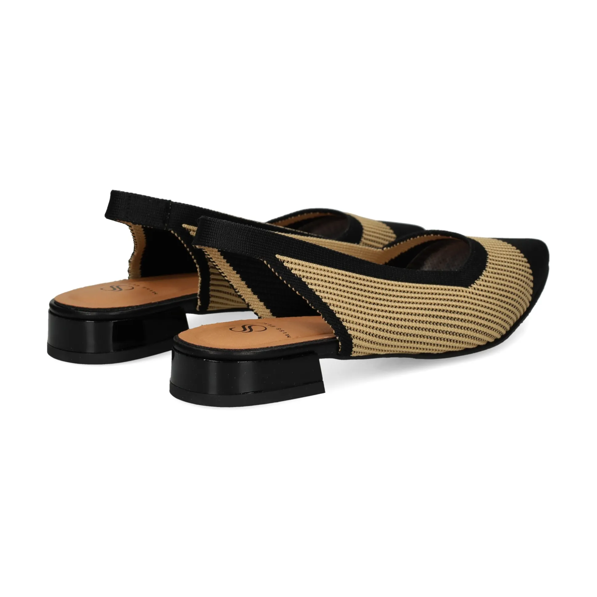 MISS ELASTIC Bailarinas de Mujer 76411 72 CAMEL-NEGRO