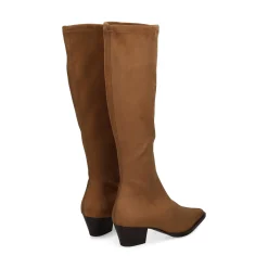 MISS ELASTIC Botas con tacón de Mujer 76281 10 TABACO