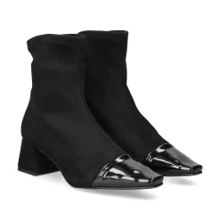 MISS ELASTIC Botines con tacón de Mujer 76152 55 NEGRO /NEGRO